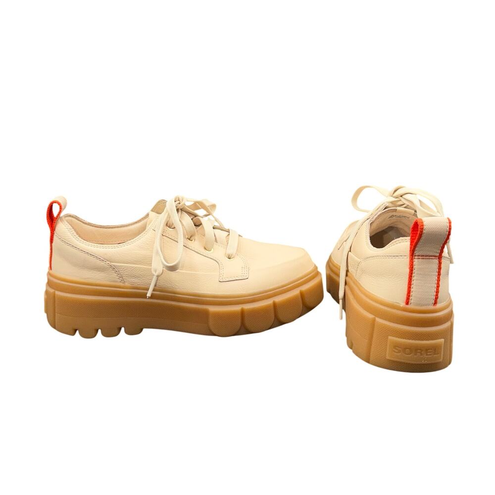 Sorel Women’s VIIBE Clog Sneakers Size 9.5 Platform Gum Sole Leather Shoes